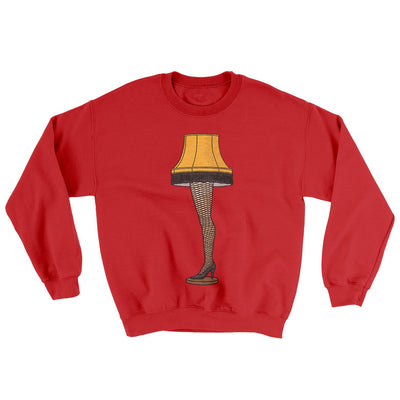 Leg Lamp Ugly Sweater Red | Funny Shirt from Famous In Real Life