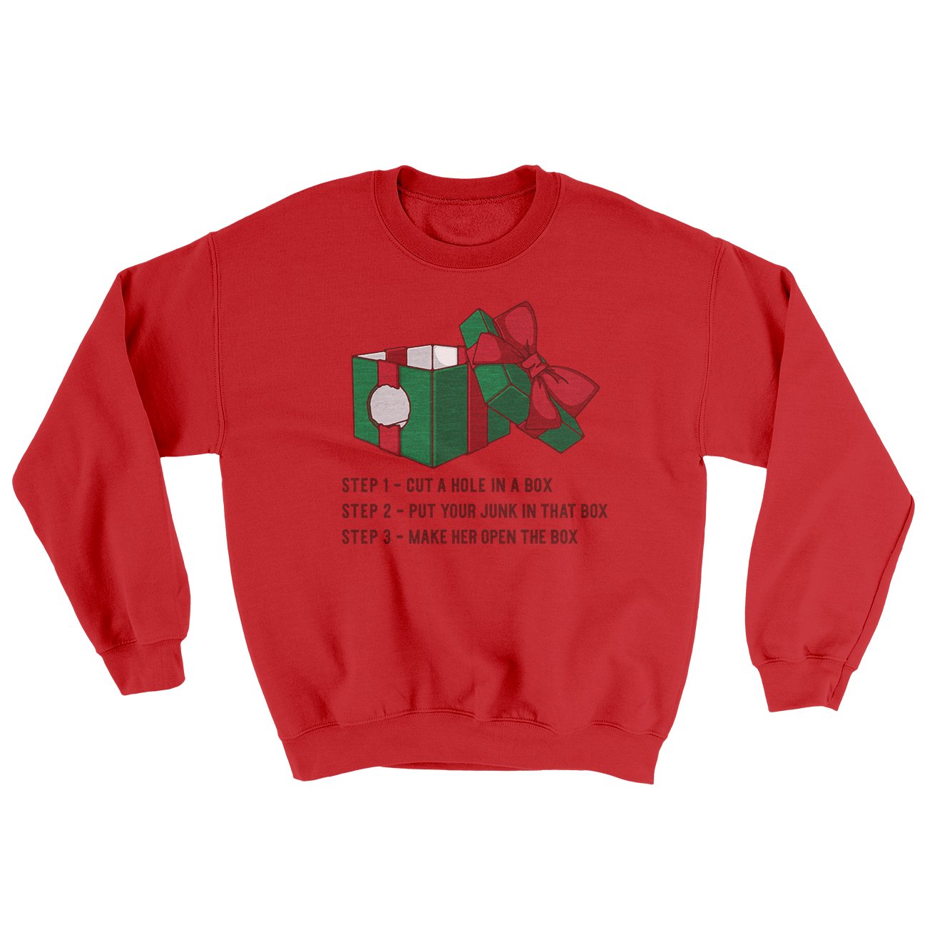 Dick In A Box Ugly Sweater | Funny Shirt from Famous In Real Life