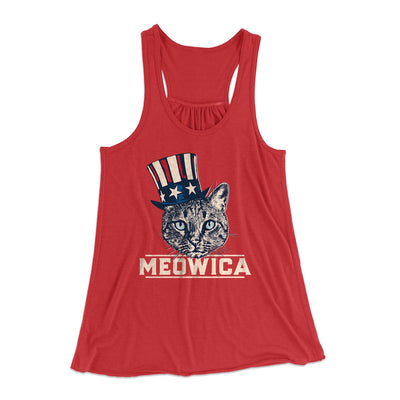 Meowica Women's Flowey Tank Top Red | Funny Shirt from Famous In Real Life