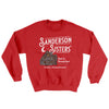 Sanderson Sisters' Bed & Breakfast Ugly Sweater Red | Funny Shirt from Famous In Real Life