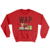 WAP- Wine & Presents Ugly Sweater Red | Funny Shirt from Famous In Real Life