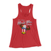 Back To Back World War Champs Women's Flowey Tank Top Red | Funny Shirt from Famous In Real Life