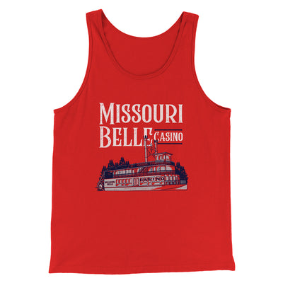 Missouri Belle Casino Funny Movie Men/Unisex Tank Top Red | Funny Shirt from Famous In Real Life