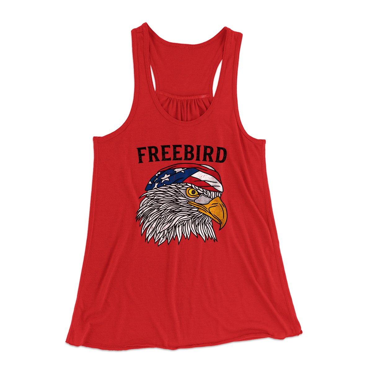 Freebird Women's Flowey Tank Top | Funny Shirt from Famous In Real Life