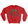 Nightmare Christmas Wreath Ugly Sweater Red | Funny Shirt from Famous In Real Life