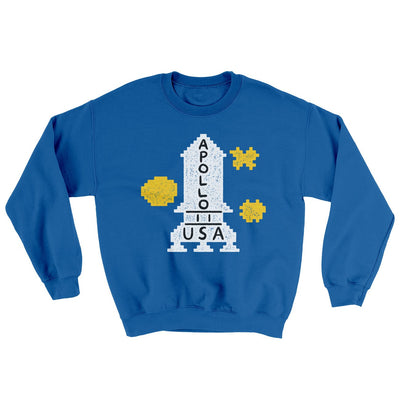 Apollo 11 Sweater Ugly Sweater Royal | Funny Shirt from Famous In Real Life