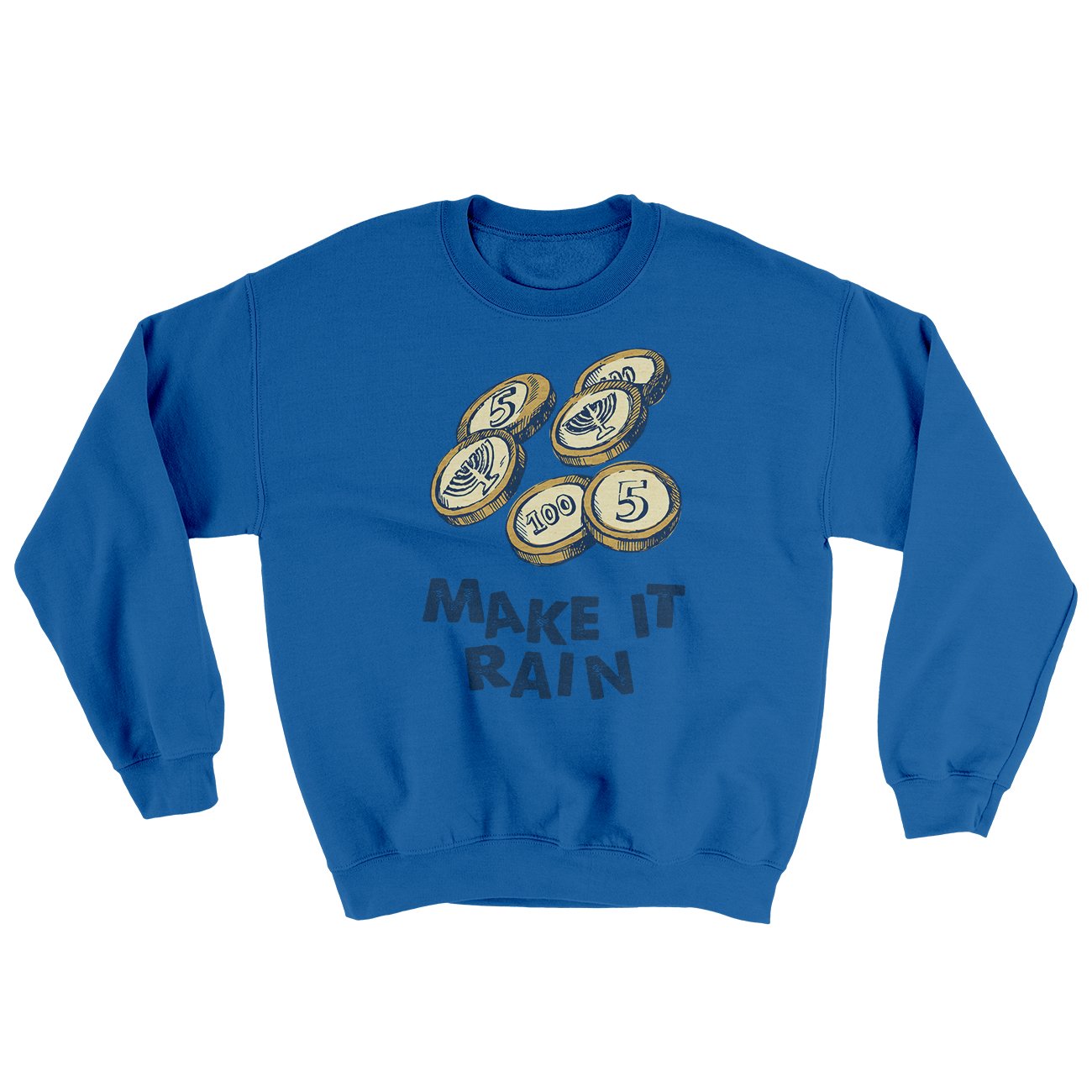 Make it Rain Gelt Ugly Sweater | Funny Shirt from Famous In Real Life