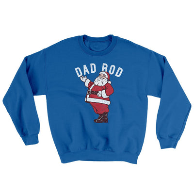 Dad Bod Ugly Sweater Royal | Funny Shirt from Famous In Real Life