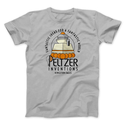 Peltzer Inventions Funny Movie Men/Unisex T-Shirt Silver | Funny Shirt from Famous In Real Life