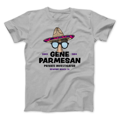 Gene Parmesan Men/Unisex T-Shirt Silver | Funny Shirt from Famous In Real Life