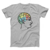 Phrenology Chart Men/Unisex T-Shirt Silver | Funny Shirt from Famous In Real Life