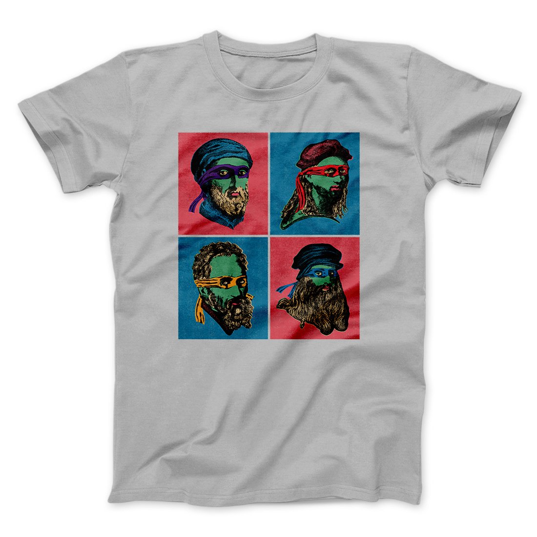 Teenage Mutant Ninja Artists Funny Movie Men/Unisex T-Shirt | Funny Shirt from Famous In Real Life