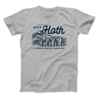 Visit Hoth Funny Movie Men/Unisex T-Shirt Silver | Funny Shirt from Famous In Real Life