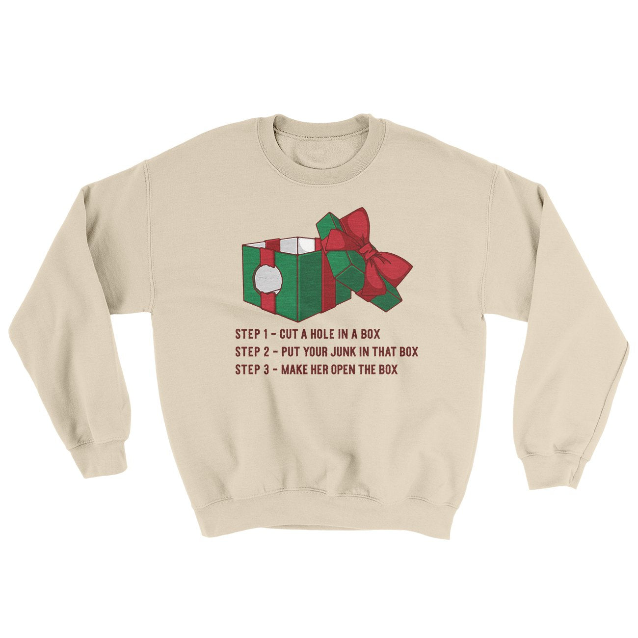 Dick In A Box Ugly Sweater | Funny Shirt from Famous In Real Life