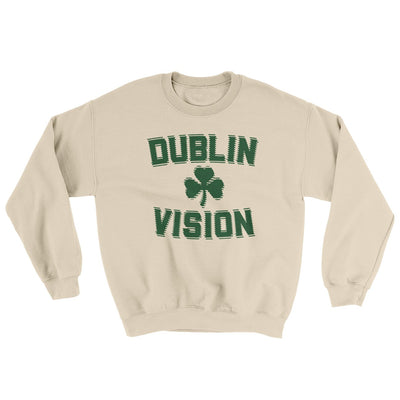Dublin Vision Ugly Sweater Sand | Funny Shirt from Famous In Real Life