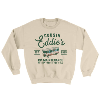 Cousin Eddie's RV Maintenance Men/Unisex Ugly Sweater Sand | Funny Shirt from Famous In Real Life