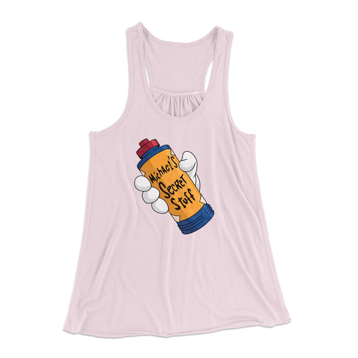 Michael's Secret Stuff Women's Flowey Tank Top | Funny Shirt from Famous In Real Life