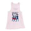 Party Like It's 1776 Women's Flowey Tank Top Soft Pink | Funny Shirt from Famous In Real Life