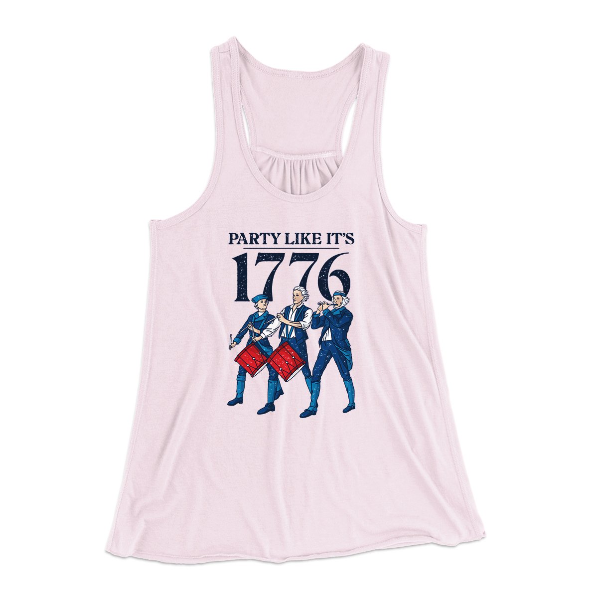 Party Like It's 1776 Women's Flowey Tank Top | Funny Shirt from Famous In Real Life