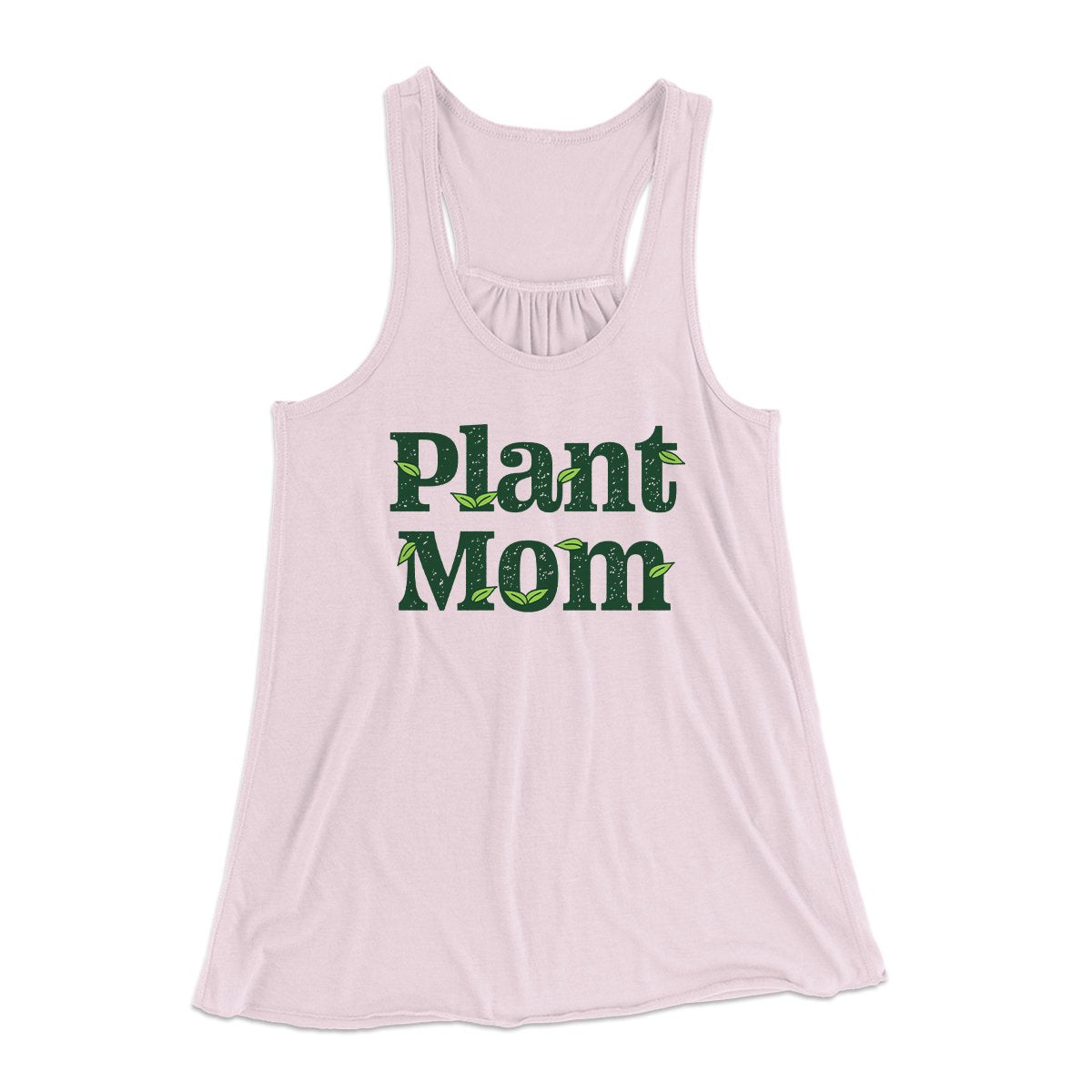 Plant Mom Women's Flowey Tank Top Soft Pink | Funny Shirt from Famous In Real Life