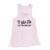 It Was Me I Let The Dogs Out Women's Flowey Tank Top Soft Pink | Funny Shirt from Famous In Real Life