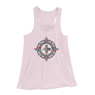 Grey-Sloan Hospital Women's Flowey Tank Top Soft Pink | Funny Shirt from Famous In Real Life