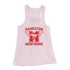 Hamilton Mustangs Women's Flowey Tank Top Soft Pink | Funny Shirt from Famous In Real Life