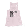 Work From Home Outfit Women's Flowey Tank Top Soft Pink | Funny Shirt from Famous In Real Life