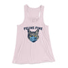 Feline Fine Women's Flowey Tank Top Soft Pink | Funny Shirt from Famous In Real Life
