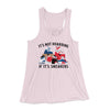 It's Not Hoarding If It's Sneakers Funny Women's Flowey Tank Top Light Pink | Funny Shirt from Famous In Real Life