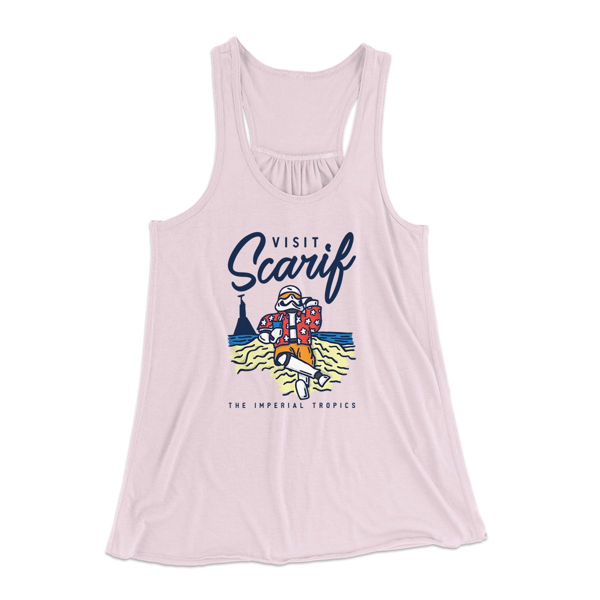 Visit Scarif Women's Flowey Tank Top | Funny Shirt from Famous In Real Life