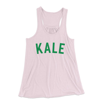 Kale Women's Flowey Tank Top Soft Pink | Funny Shirt from Famous In Real Life