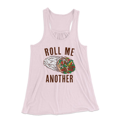 Roll Me Another Funny Women's Flowey Tank Top Soft Pink | Funny Shirt from Famous In Real Life