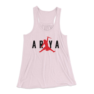 Air Arya Women's Flowey Tank Top Soft Pink | Funny Shirt from Famous In Real Life