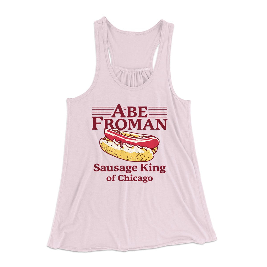 Abe Froman: Sausage King of Chicago Women's Flowey Tank Top | Funny Shirt from Famous In Real Life