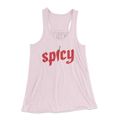 Spicy Women's Flowey Tank Top Soft Pink | Funny Shirt from Famous In Real Life