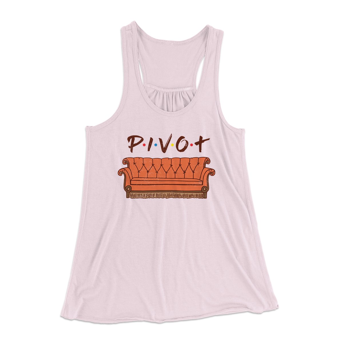 Pivot Women's Flowey Tank Top | Funny Shirt from Famous In Real Life