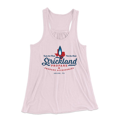 Strickland Propane Women's Flowey Tank Top Soft Pink | Funny Shirt from Famous In Real Life
