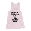 Mitch-A-Palooza Women's Flowey Tank Top Soft Pink | Funny Shirt from Famous In Real Life