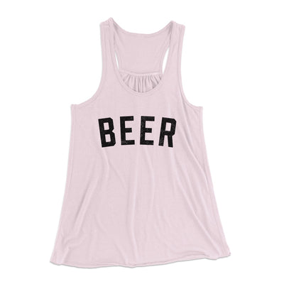 Beer Women's Flowey Tank Top Soft Pink | Funny Shirt from Famous In Real Life