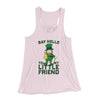 Say Hello To My Little Friend Women's Flowey Tank Top Soft Pink | Funny Shirt from Famous In Real Life