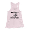 Watch Me Neigh Neigh Funny Women's Flowey Tank Top Soft Pink | Funny Shirt from Famous In Real Life