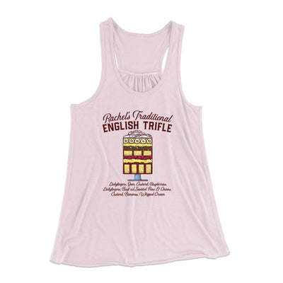 Rachel's English Trifle Women's Flowey Tank Top Soft Pink | Funny Shirt from Famous In Real Life