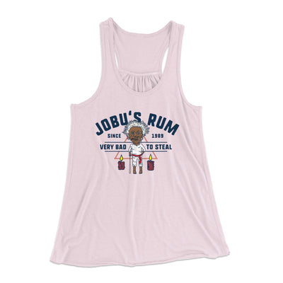 Jobu's Rum Women's Flowey Tank Top Soft Pink | Funny Shirt from Famous In Real Life