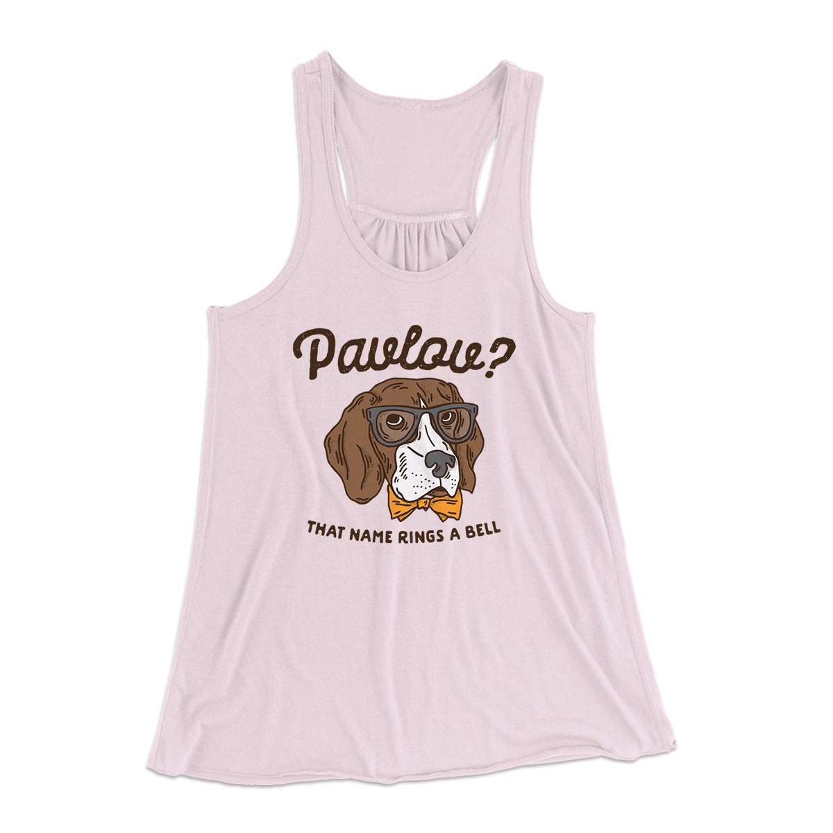 Pavlov's Dog Women's Flowey Tank Top | Funny Shirt from Famous In Real Life