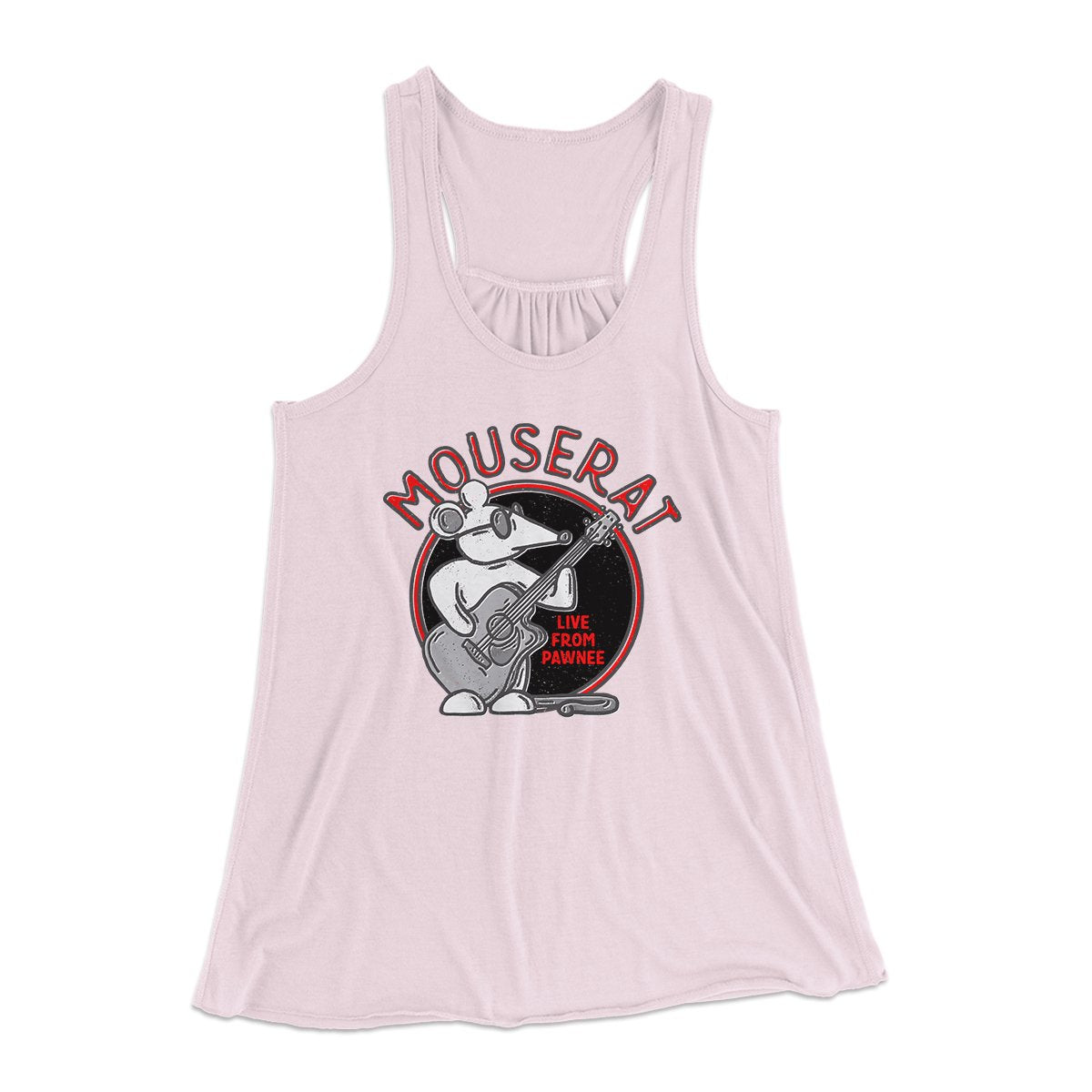 Mouse Rat Women's Flowey Tank Top Soft Pink | Funny Shirt from Famous In Real Life