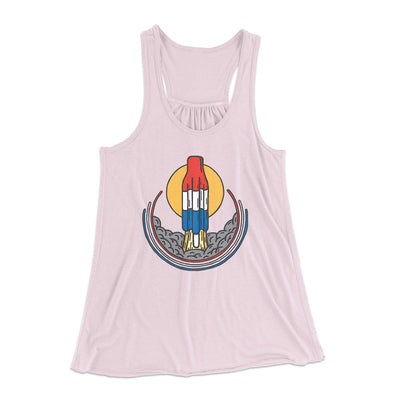 Rocket Pop Launch Women's Flowey Tank Top Soft Pink | Funny Shirt from Famous In Real Life