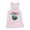 There is no Planet B Women's Flowey Tank Top Soft Pink | Funny Shirt from Famous In Real Life