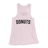 Donuts Women's Flowey Tank Top Soft Pink | Funny Shirt from Famous In Real Life