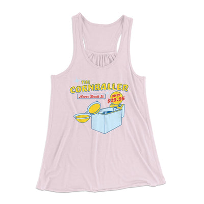 The Cornballer Women's Flowey Tank Top Soft Pink | Funny Shirt from Famous In Real Life
